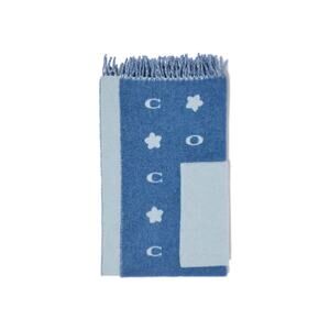 COACH Women's Stars Oversized Muffler With Pockets (Sky Blue)